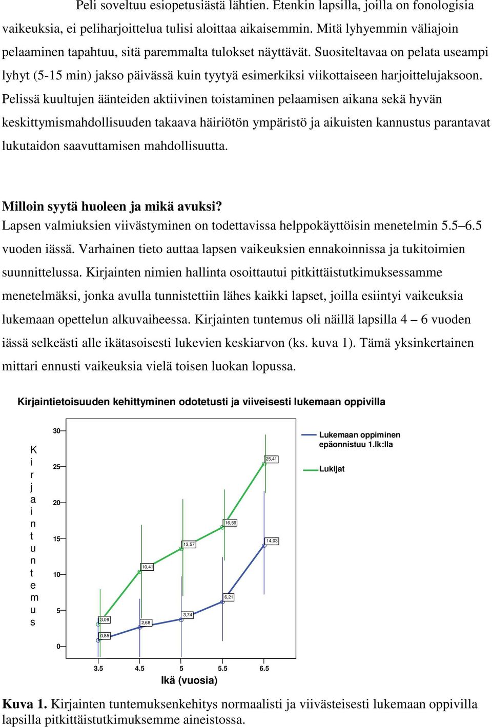 Suositeltavaa on pelata useampi lyhyt (5-15 min) jakso päivässä kuin tyytyä esimerkiksi viikottaiseen harjoittelujaksoon.
