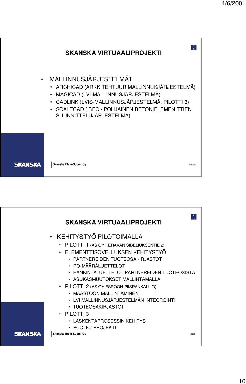 SIBELIUKSENTIE ) ELEMENTTISOVELLUKSEN KEHITYSTYÖ PARTNEREIDEN TUOTEOSAKIRJASTOT RO-MÄÄRÄLUETTELOT HANKINTALUETTELOT PARTNEREIDEN TUOTEOSISTA ASUKASMUUTOKSET