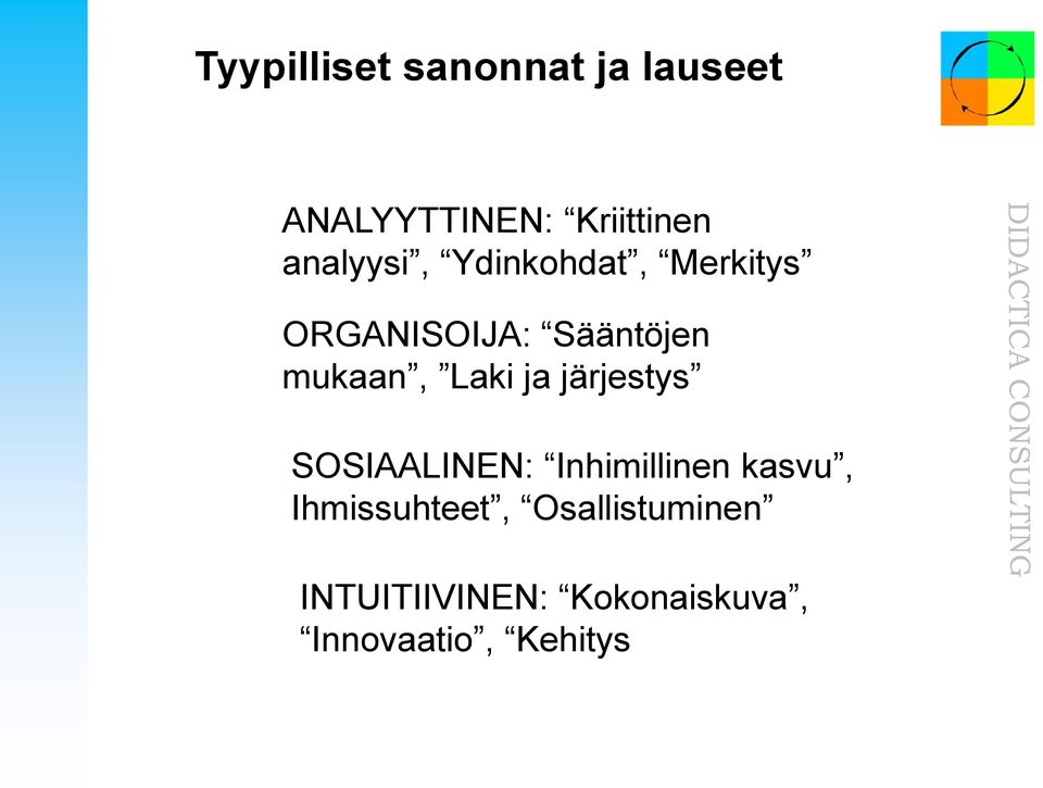 Laki ja järjestys SOSIAALINEN: Inhimillinen kasvu,