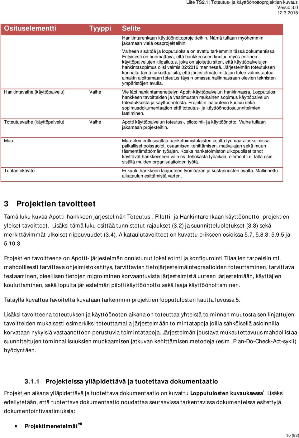 Järjestelmän toteutuksen kannalta tämä tarkoittaa sitä, että järjestelmätoimittajan tulee valmistautua ainakin aloittamaan toteutus täysin omassa hallinnassaan olevien teknisten ympäristöjen avulla.