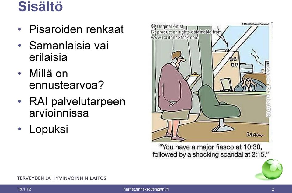 RAI palvelutarpeen arvioinnissa