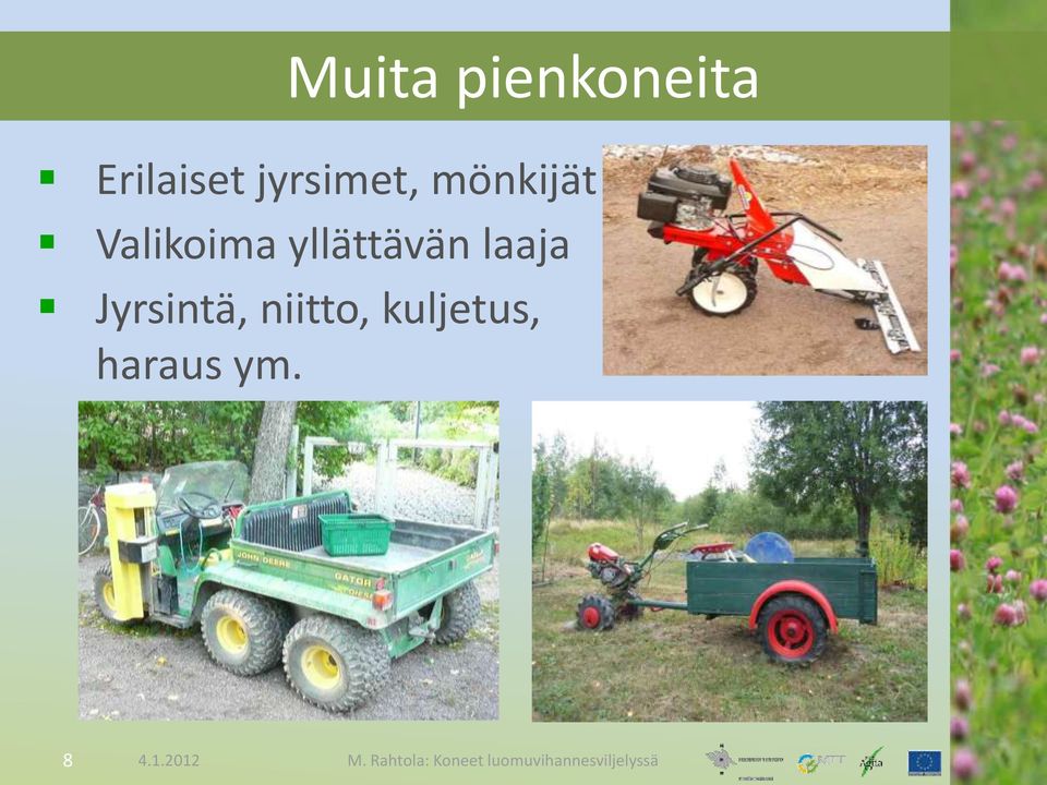 yllättävän laaja Jyrsintä,