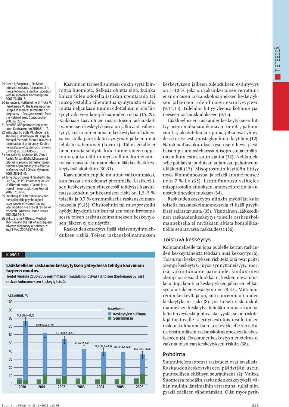 Mifepristone: ten years later. Contraception 2010:81:1 7. 32 Wildschut H, Both MI, Medema S, Thomee E, Wildhagen MF, Kapp N. Medical methods for mid-trimester termination of pregnancy.