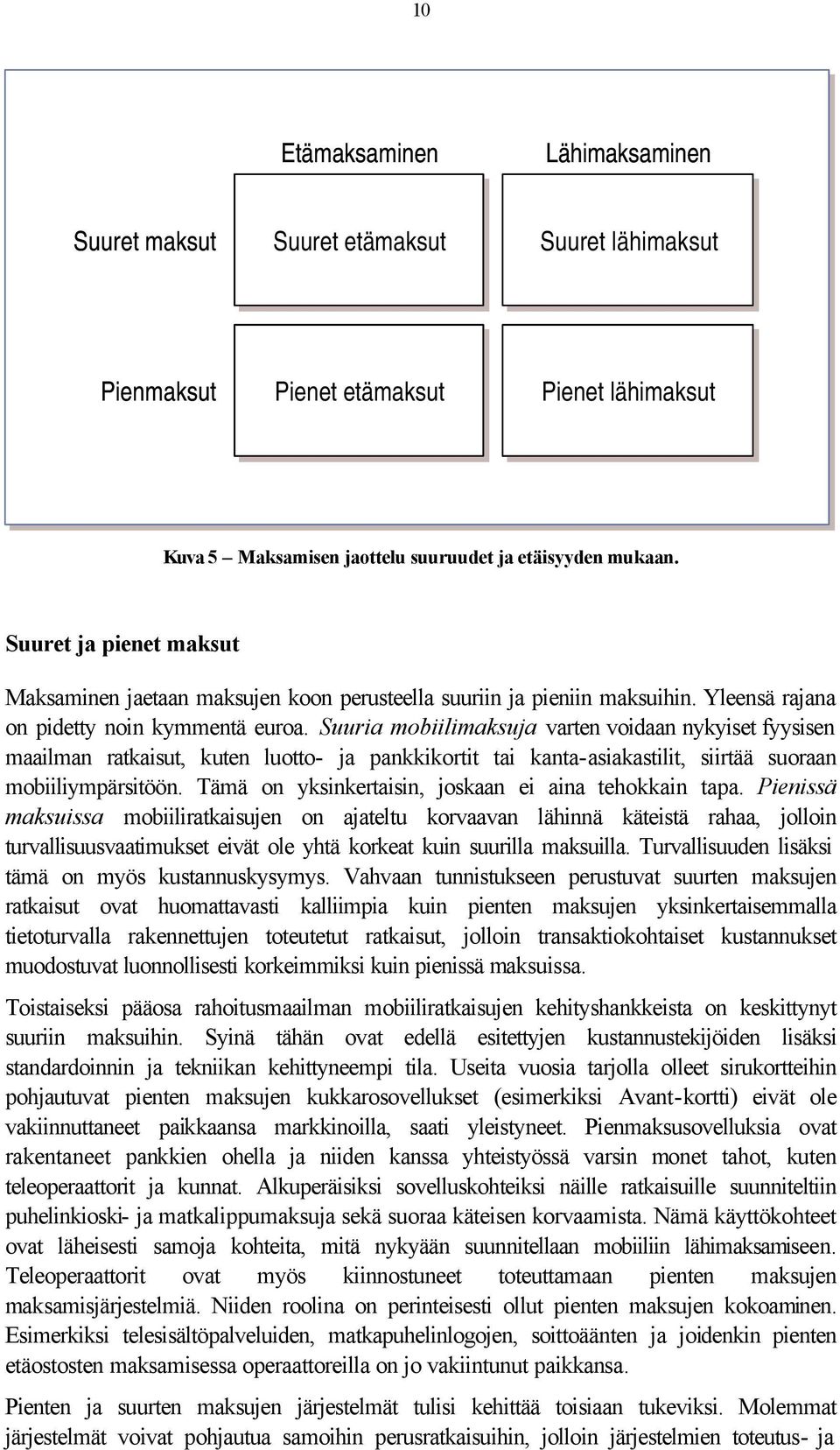 Suuria mobiilimaksuja varten voidaan nykyiset fyysisen maailman ratkaisut, kuten luotto- ja pankkikortit tai kanta-asiakastilit, siirtää suoraan mobiiliympärsitöön.