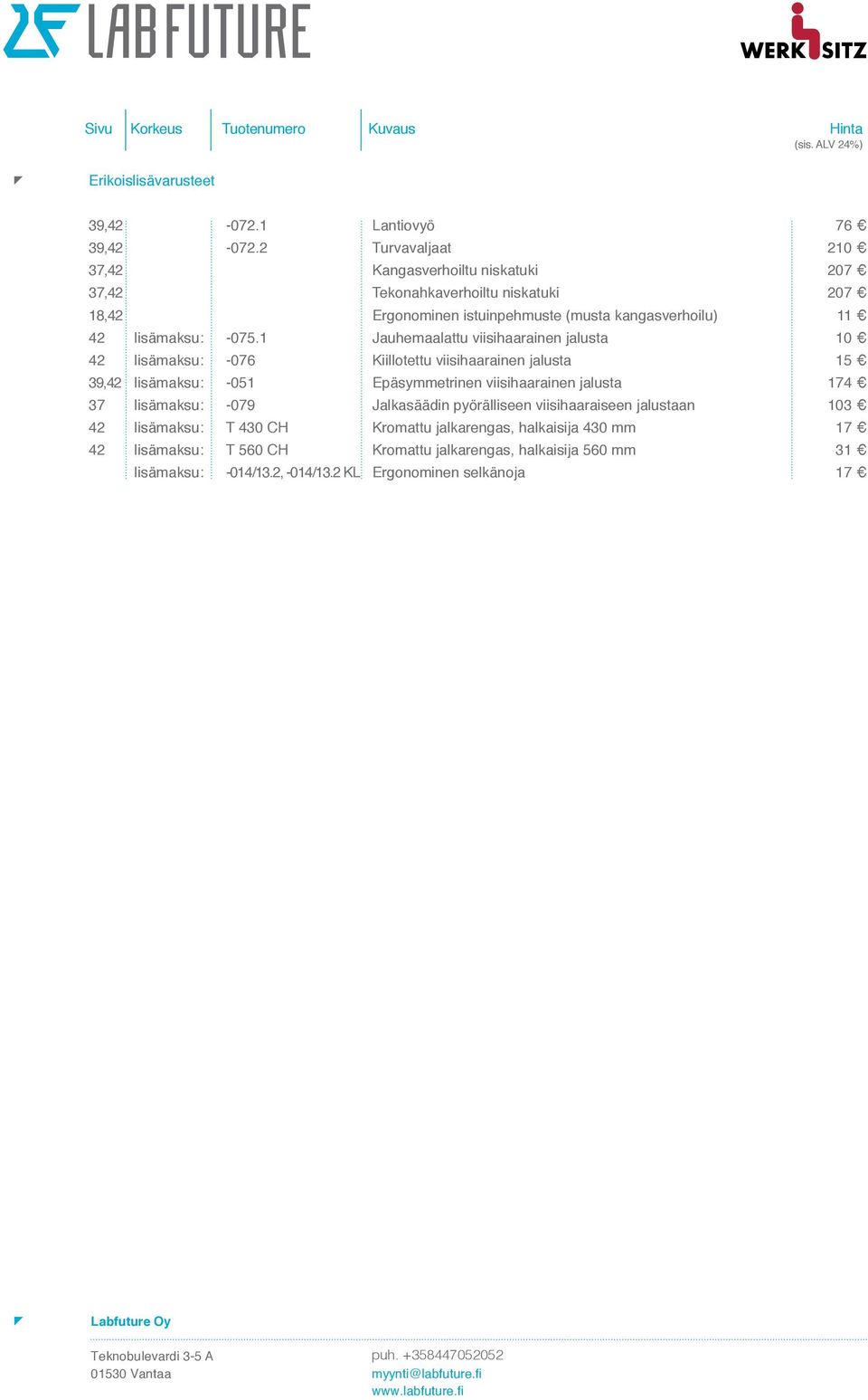 11 42 lisämaksu: -075.