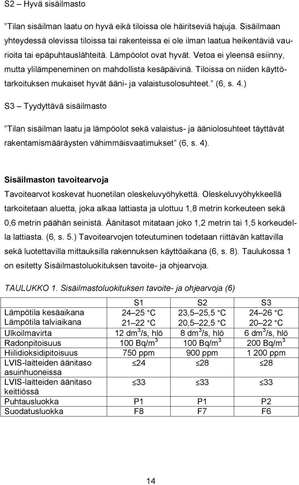 Vetoa ei yleensä esiinny, mutta ylilämpeneminen on mahdollista kesäpäivinä. Tiloissa on niiden käyttötarkoituksen mukaiset hyvät ääni- ja valaistusolosuhteet. (6, s. 4.