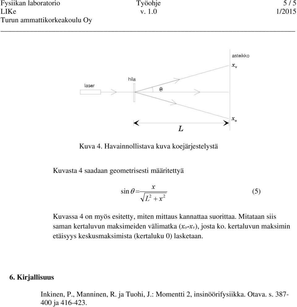 myös esitetty, miten mittaus kannattaa suorittaa.