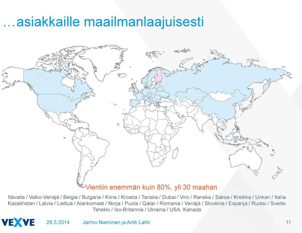 Kreikka / Unkari / Italia Kazakhstan / Latvia / Liettua / Alankomaat / Norja / Puola / Qatar /