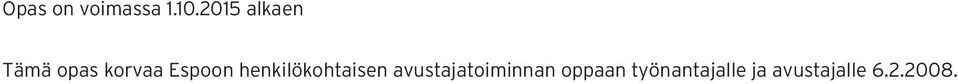 Espoon henkilökohtaisen