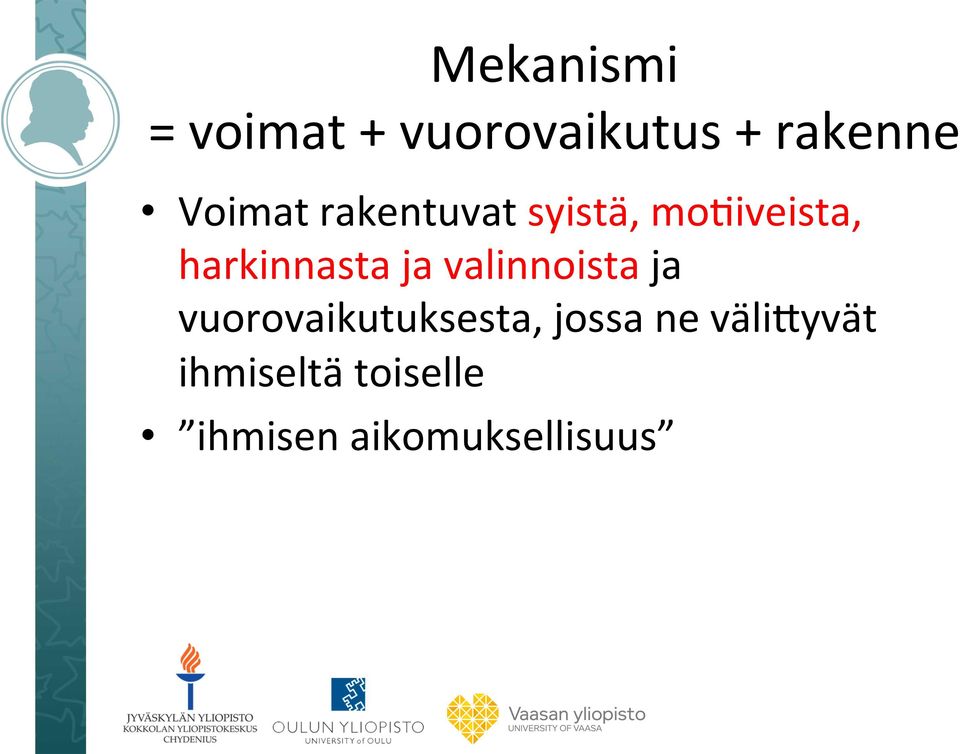harkinnasta ja valinnoista ja