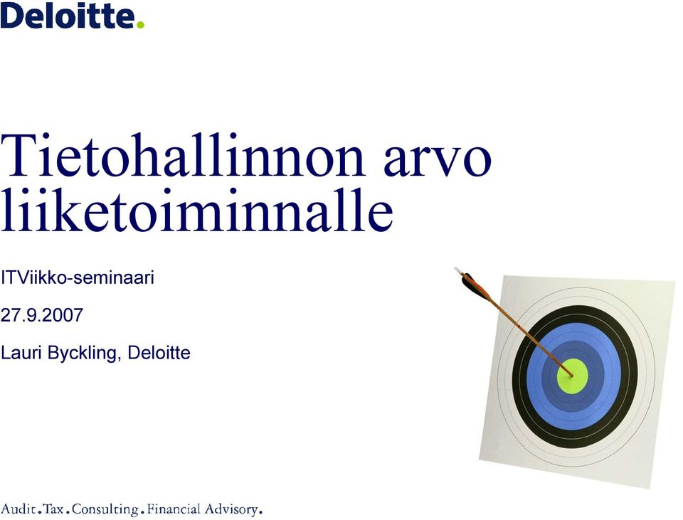 Viikko-seminaari 27.9.