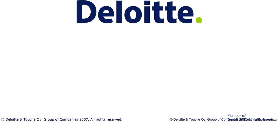 Companies Deloitte 2007.