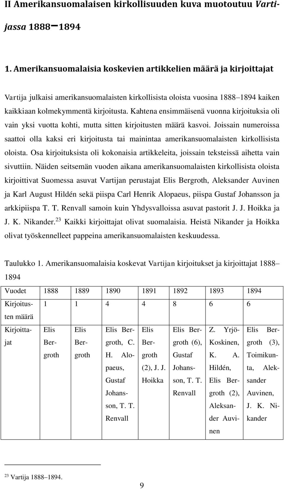 Kahtena ensimmäisenä vuonna kirjoituksia oli vain yksi vuotta kohti, mutta sitten kirjoitusten määrä kasvoi.