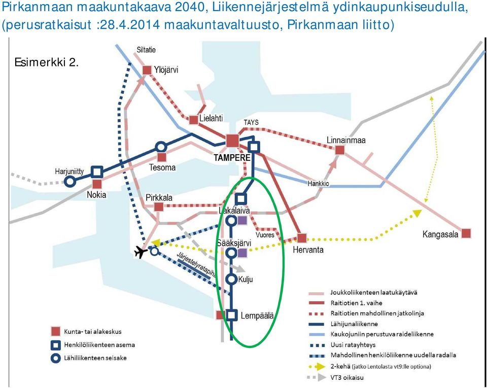 ydinkaupunkiseudulla, (perusratkaisut