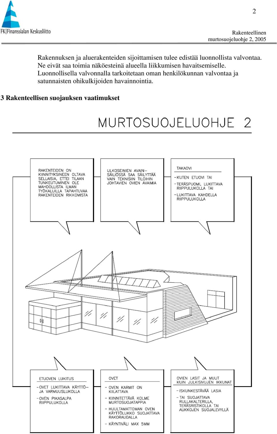 Ne eivät saa toimia näköesteinä alueella liikkumisen havaitsemiselle.