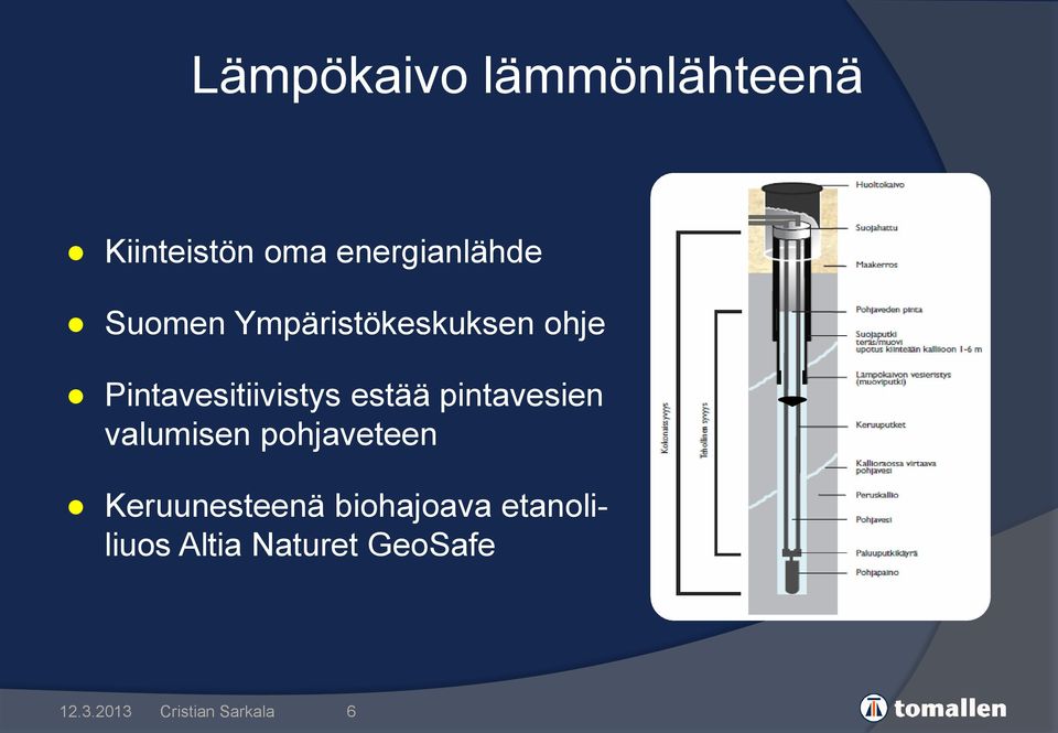 pintavesien valumisen pohjaveteen Keruunesteenä