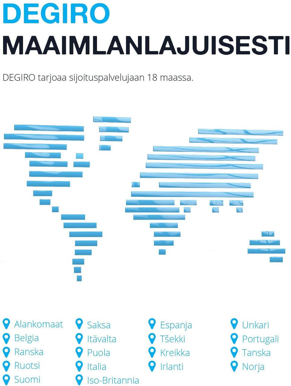 Alankomaat Belgia Ranska Ruotsi Suomi Saksa Itävalta