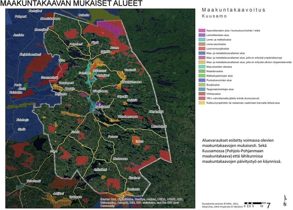 Sekä Kuusamossa (Pohjois-Pohjanmaan maakuntakaava)