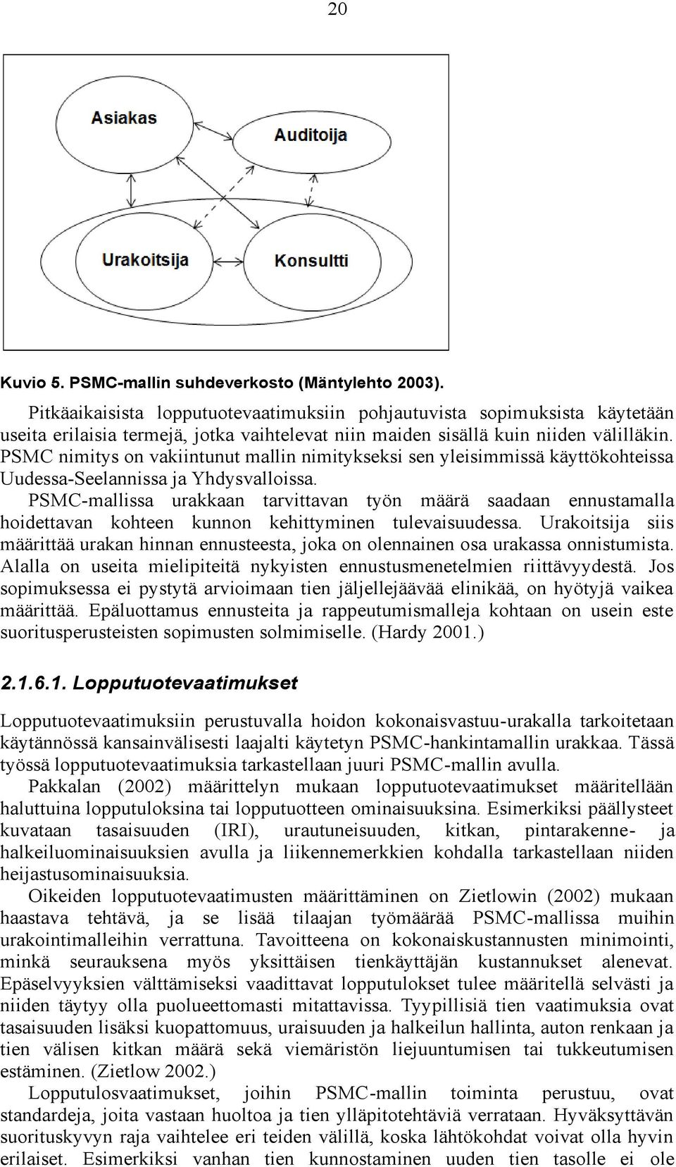 PSMC nimitys on vakiintunut mallin nimitykseksi sen yleisimmissä käyttökohteissa Uudessa-Seelannissa ja Yhdysvalloissa.