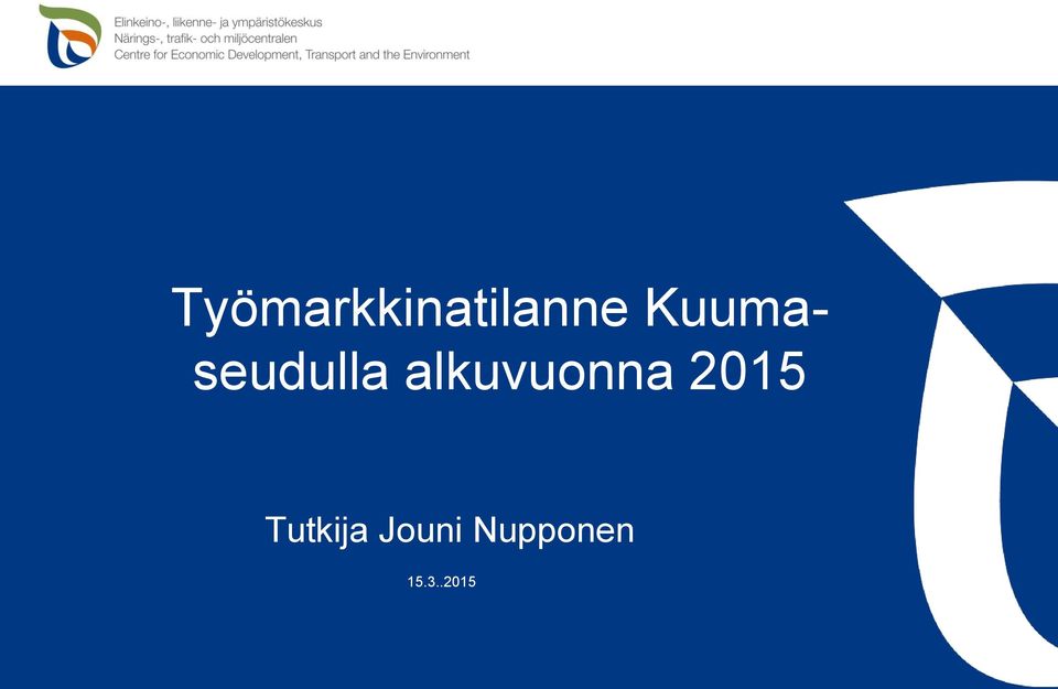 alkuvuonna 2015