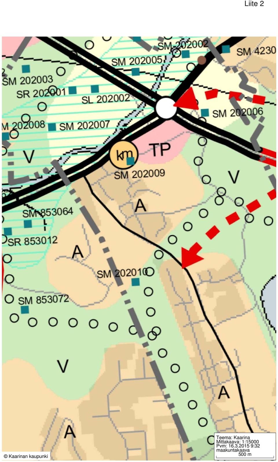 Mittakaava: 1:15000