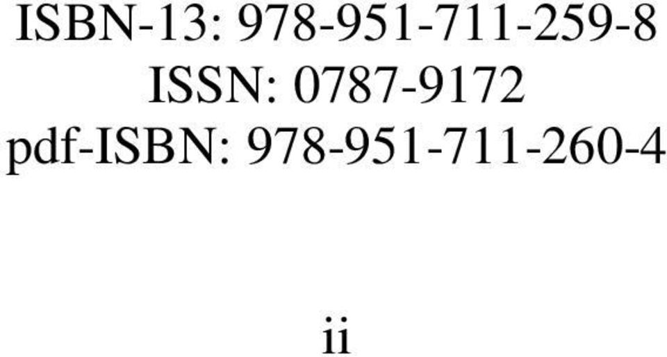 ISSN: 0787-917