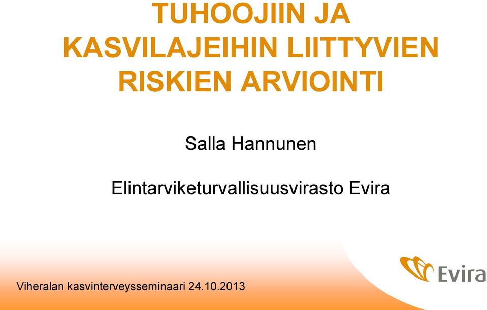 Elintarviketurvallisuusvirasto Evira