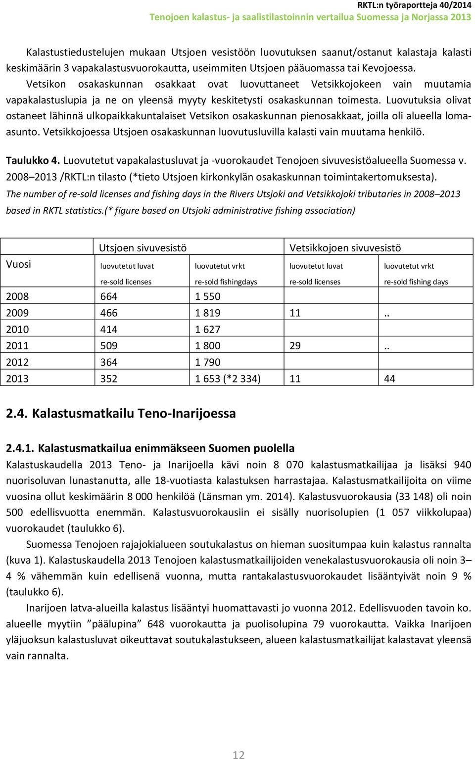 Luovutuksia olivat ostaneet lähinnä ulkopaikkakuntalaiset Vetsikon osakaskunnan pienosakkaat, joilla oli alueella lomaasunto.