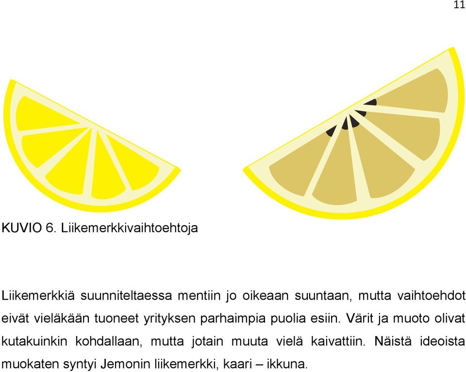 suuntaan, mutta vaihtoehdot eivät vieläkään tuoneet yrityksen parhaimpia puolia