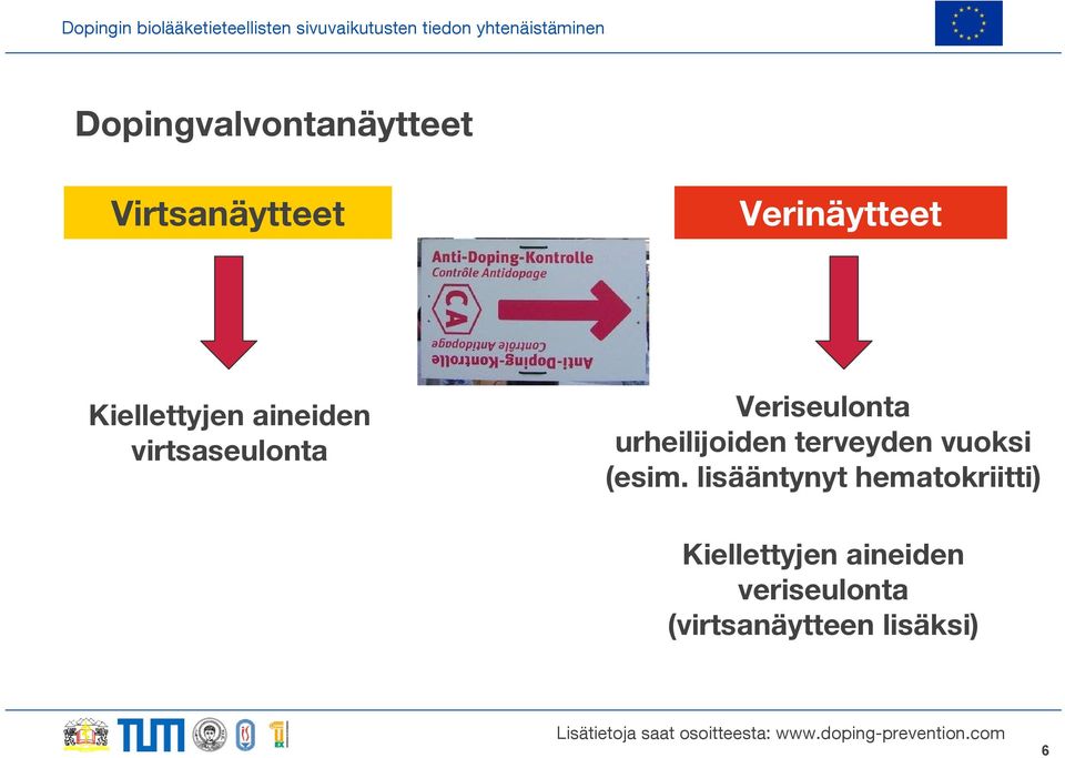 urheilijoiden terveyden vuoksi (esim.