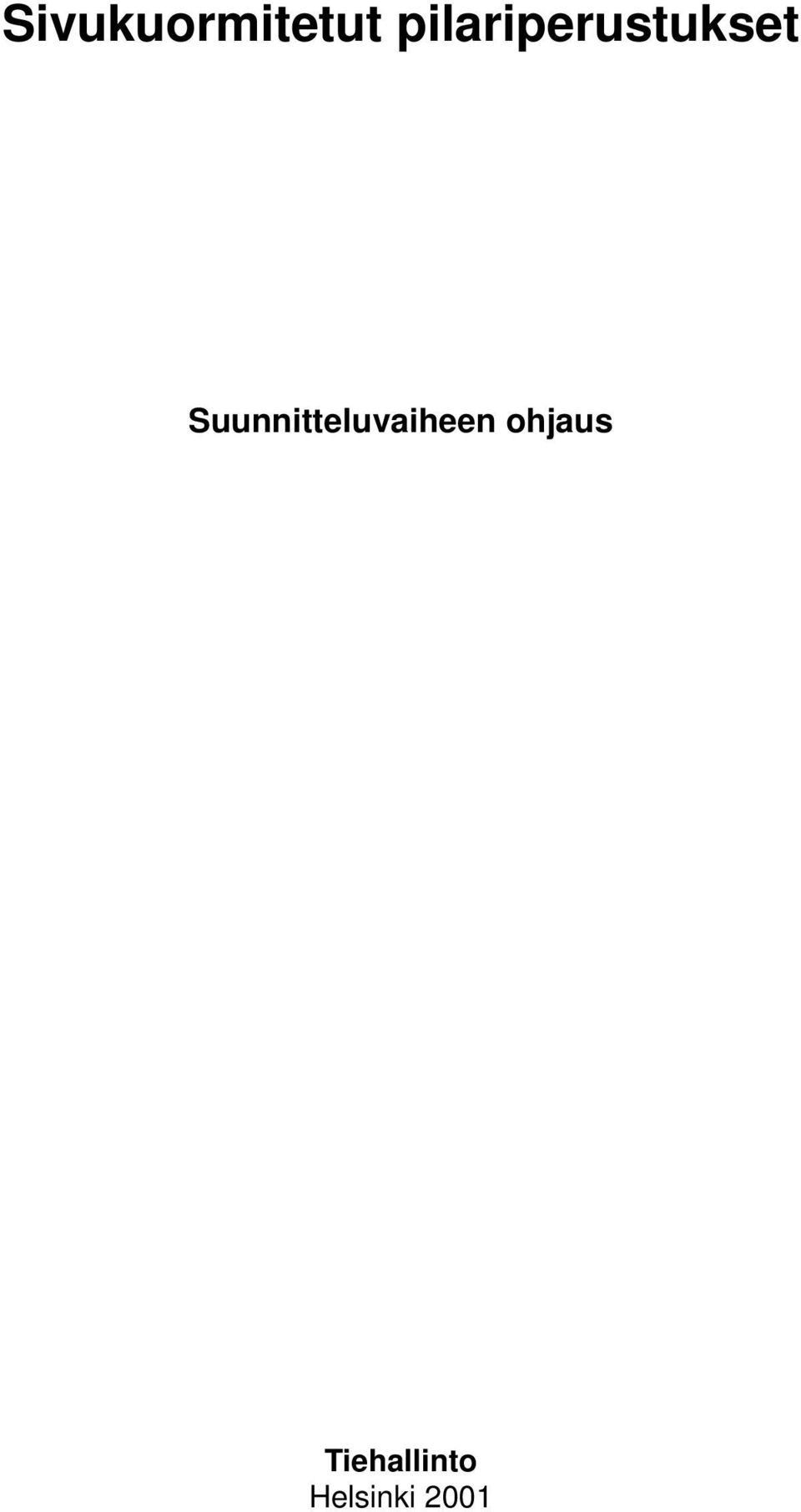 Suunnitteluvaiheen