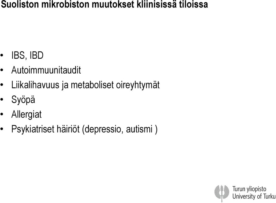 Liikalihavuus ja metaboliset oireyhtymät