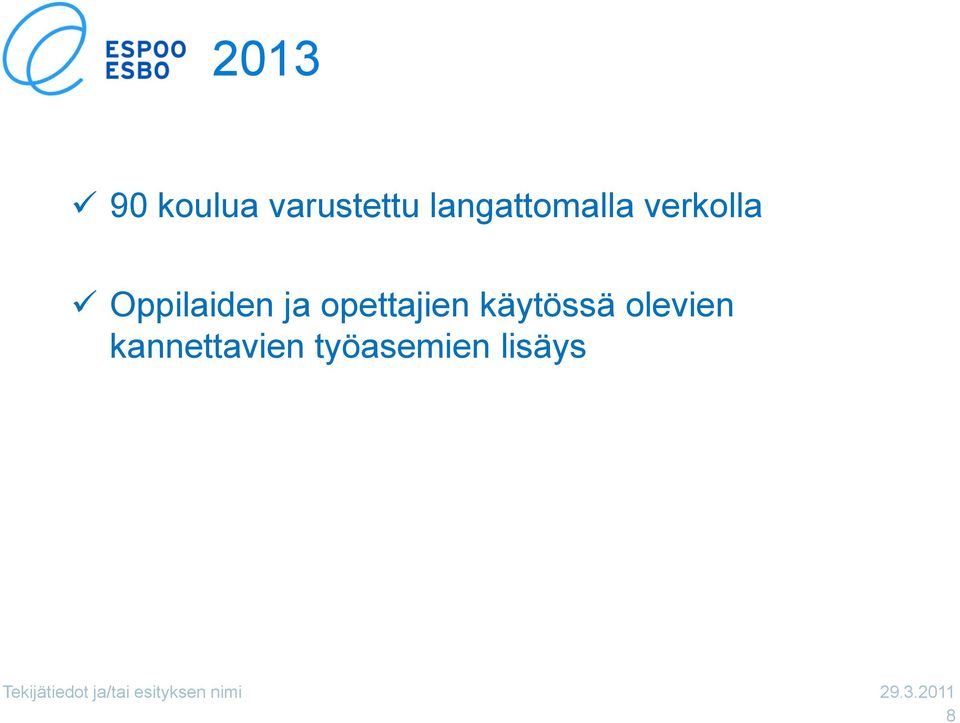 käytössä olevien kannettavien
