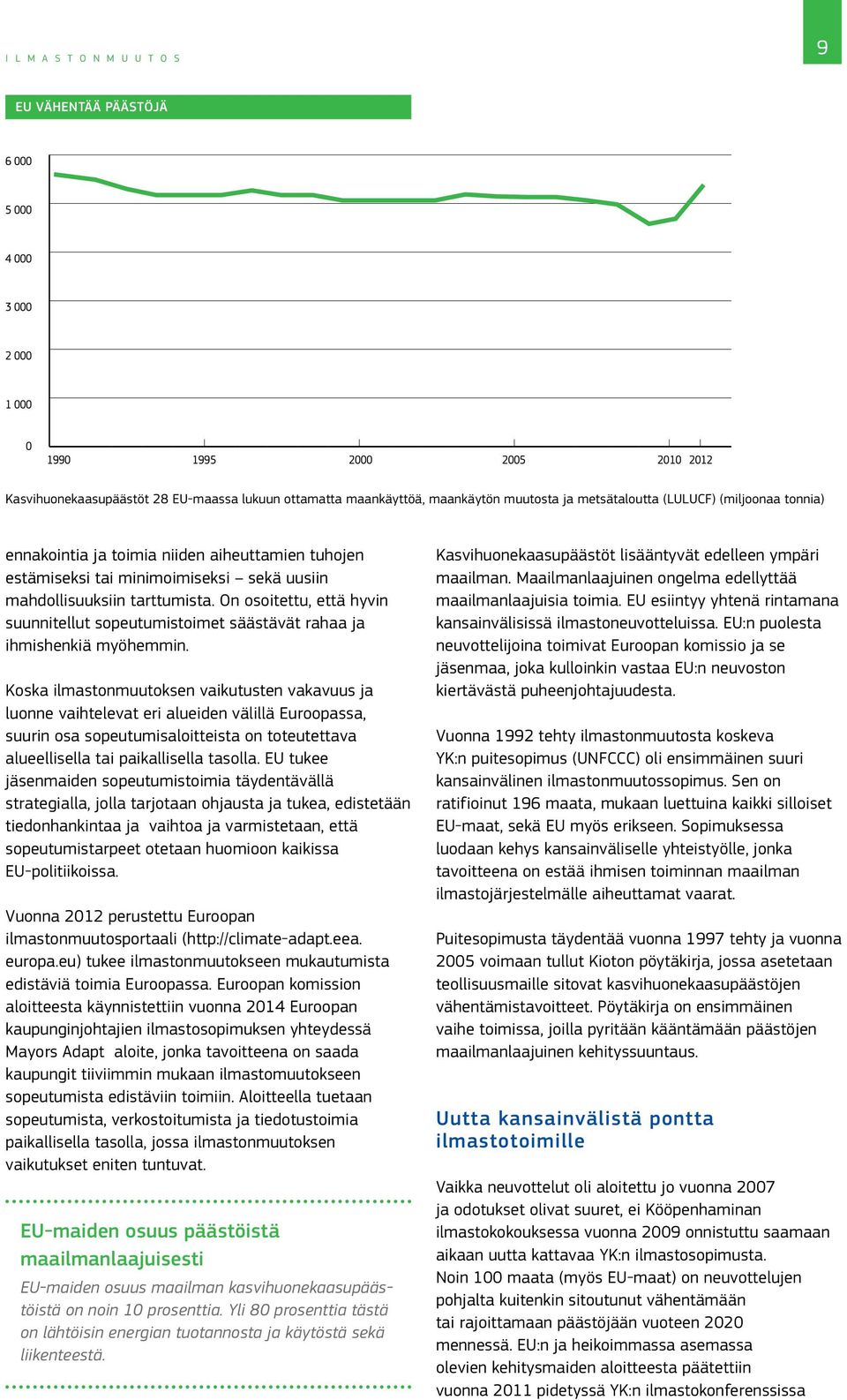 On osoitettu, että hyvin suunnitellut sopeutumistoimet säästävät rahaa ja ihmishenkiä myöhemmin.