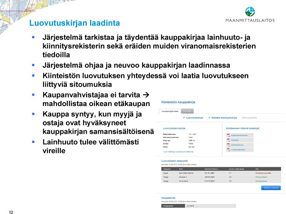 yhteydessä voi laatia luovutukseen liittyviä sitoumuksia Kaupanvahvistajaa ei tarvita mahdollistaa oikean etäkaupan