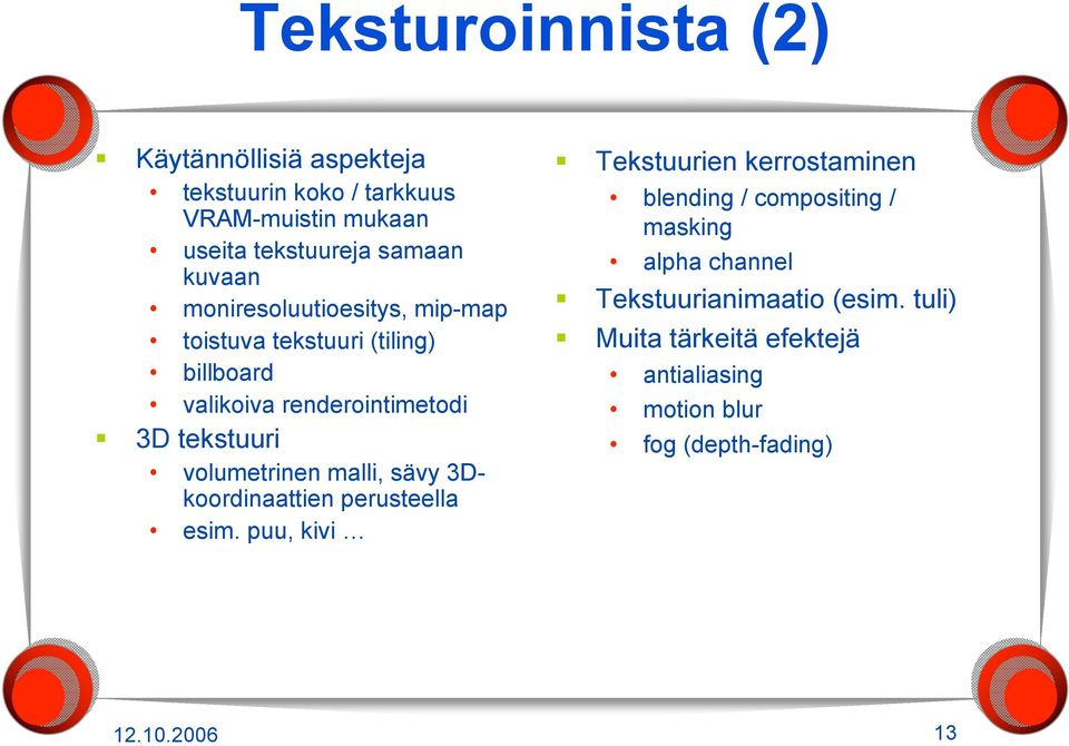 volumetrinen malli, sävy 3Dkoordinaattien perusteella esim.