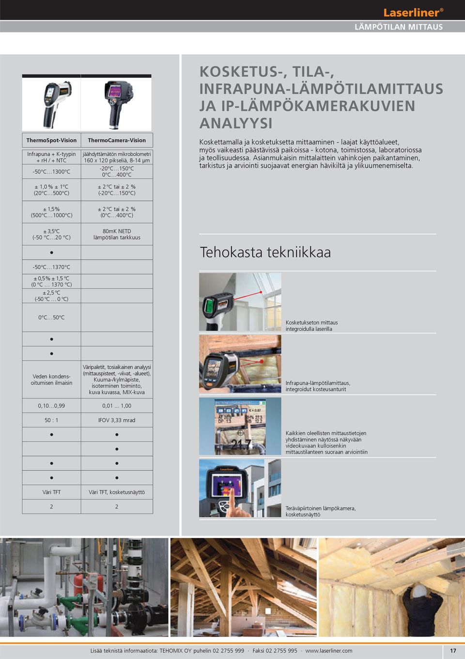 päästävissä paikoissa - kotona, toimistossa, laboratoriossa ja teollisuudessa.