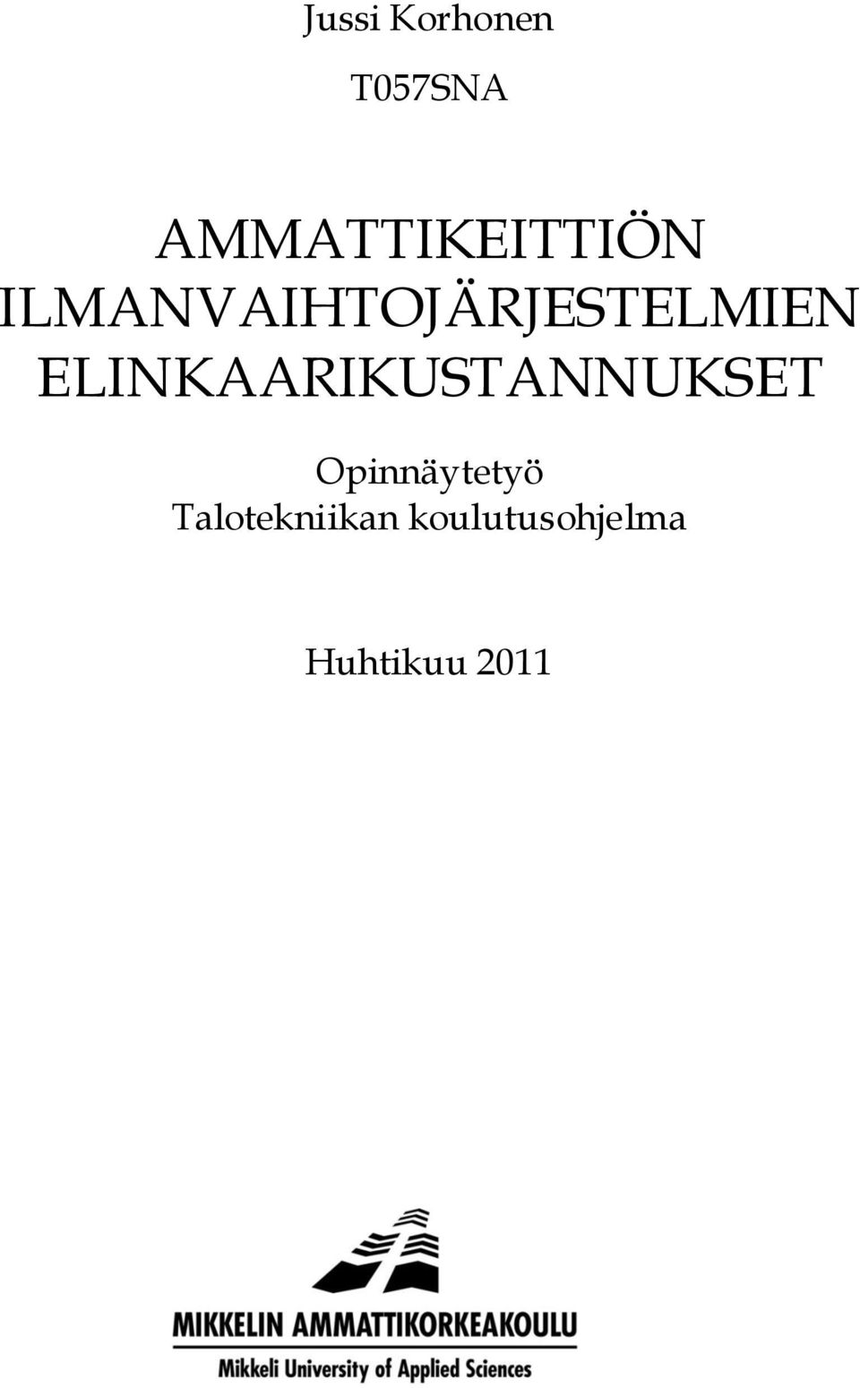 ILMANVAIHTOJÄRJESTELMIEN