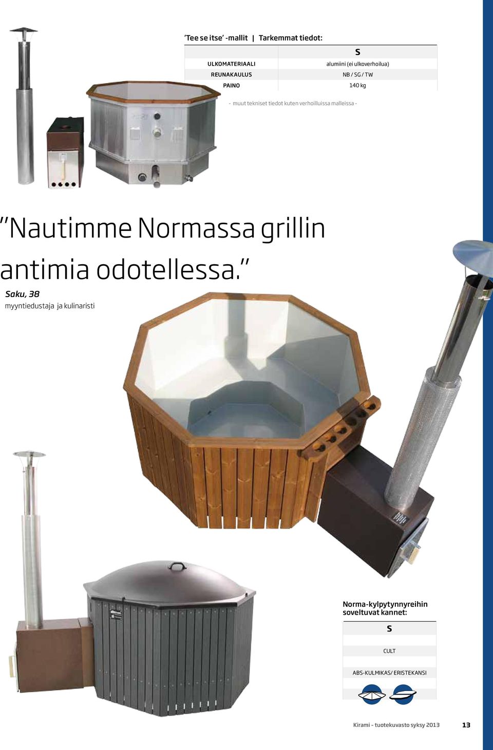 malleissa - Nautimme Normassa grillin antimia odotellessa.