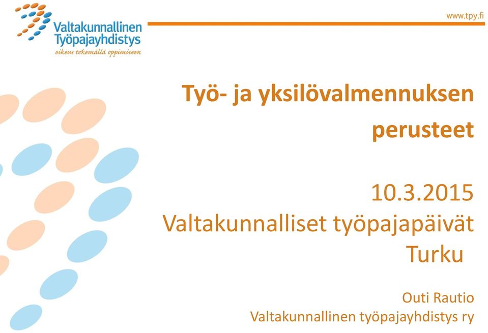 2015 Valtakunnalliset