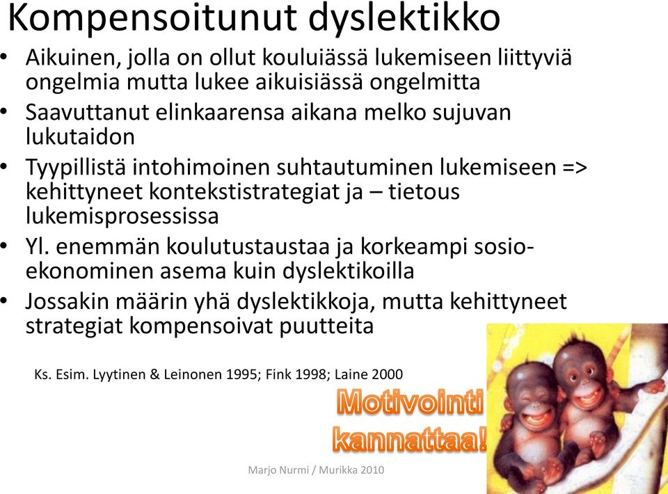 kontekstistrategiat ja tietous lukemisprosessissa Yl.