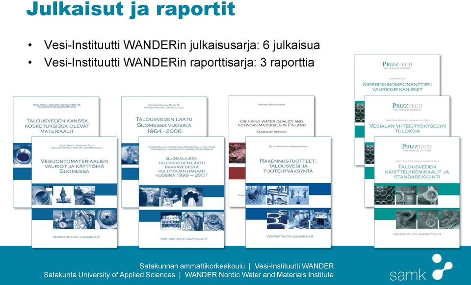 julkaisusarja: 6 julkaisua 