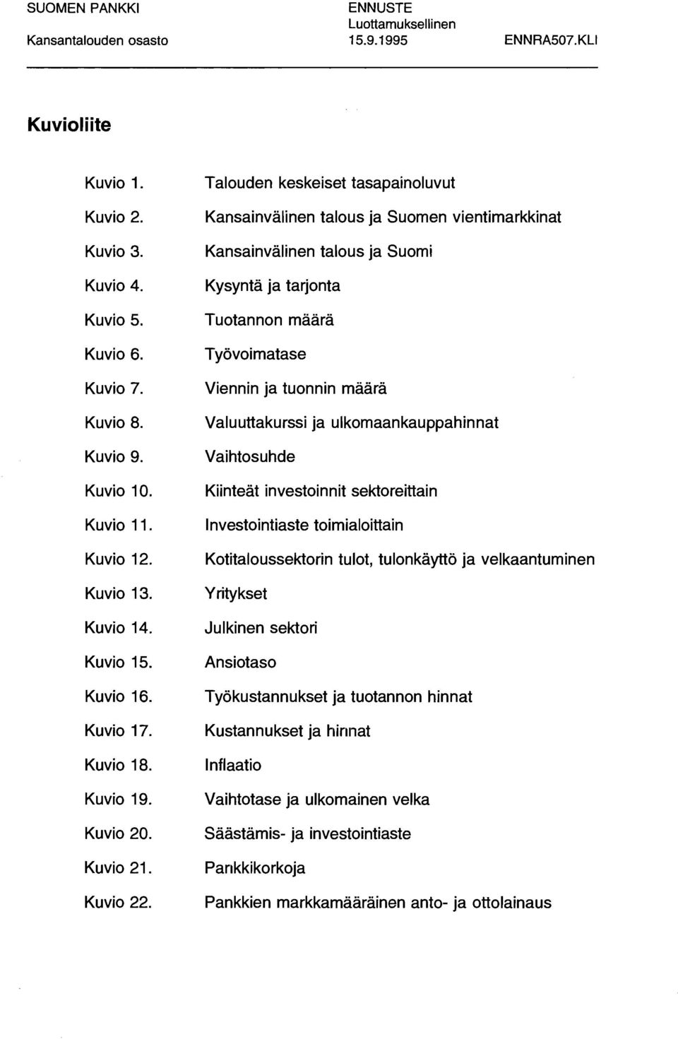 Talouden keskeiset tasapainoluvut Kansainvälinen talous ja Suomen vientimarkkinat Kansainvälinen talous ja Suomi Kysyntä ja tarjonta Tuotannon määrä Työvoimatase Viennin ja tuonnin määrä
