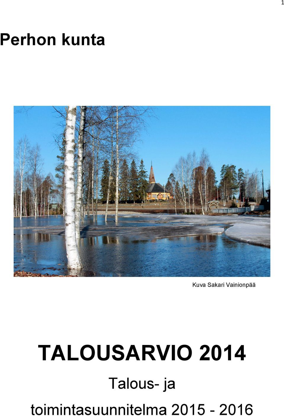 TALOUSARVIO 2014