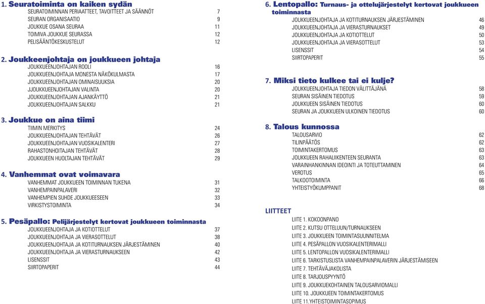 21 JOUKKUEENJOHTAJAN SALKKU 21 3.