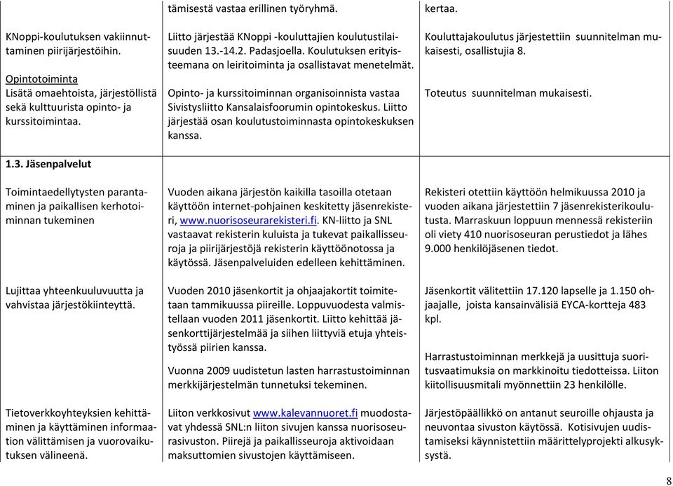 Tietoverkkoyhteyksien kehittäminen ja käyttäminen informaation välittämisen ja vuorovaikutuksen välineenä. tämisestä vastaa erillinen työryhmä.