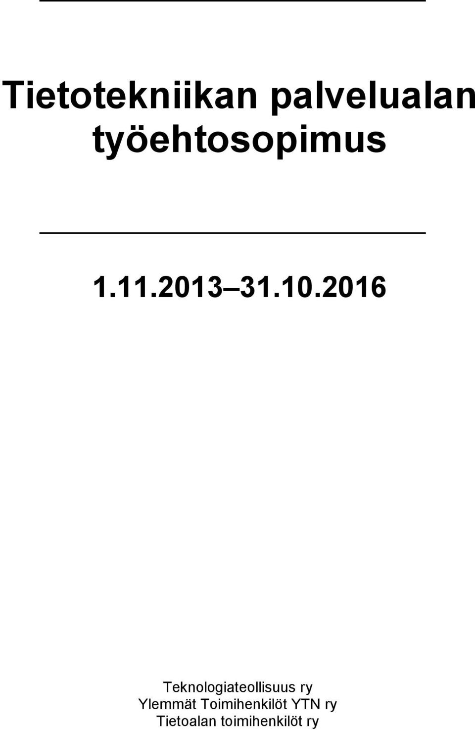 työehtosopimus