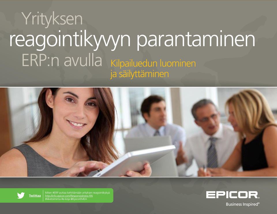 #ERP auttaa kehittämään yrityksen reagointikykyä