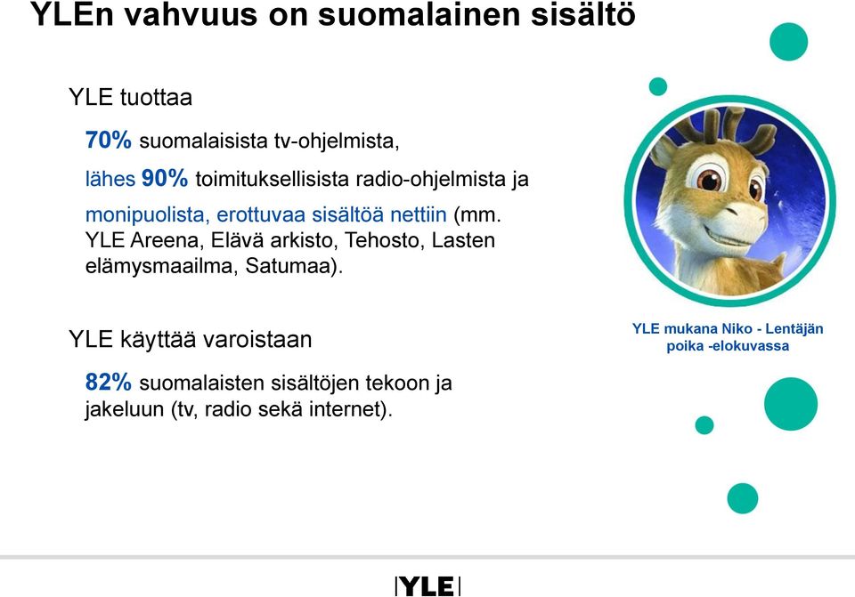 YLE Areena, Elävä arkisto, Tehosto, Lasten elämysmaailma, Satumaa).