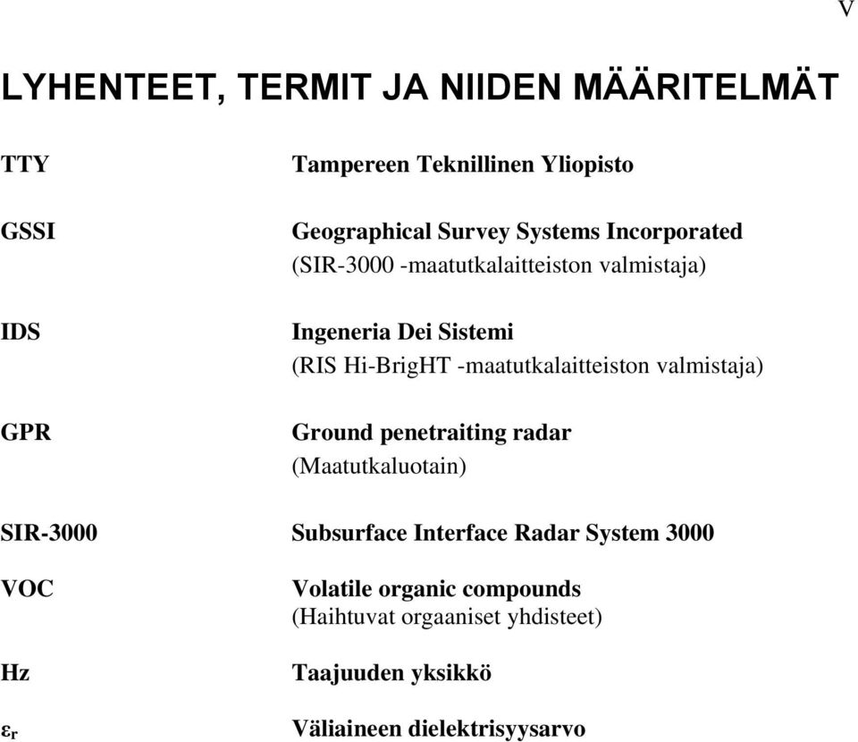 -maatutkalaitteiston valmistaja) Ground penetraiting radar (Maatutkaluotain) SIR-3000 Subsurface Interface Radar